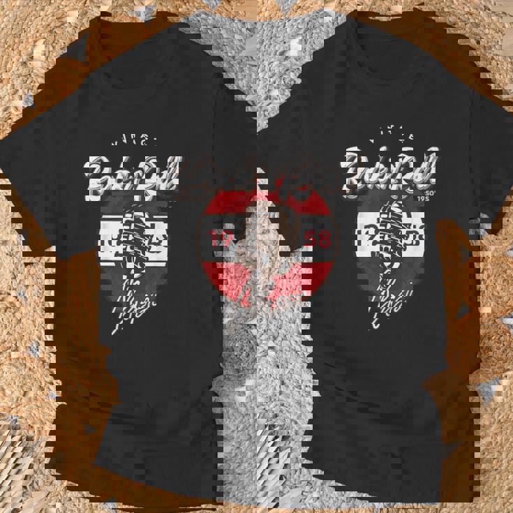 ロックンロール ソックス ホップ ダンス レトロ 1950年代 パーティー ヴィンテージ レトロ Tシャツ 高齢者への贈り物