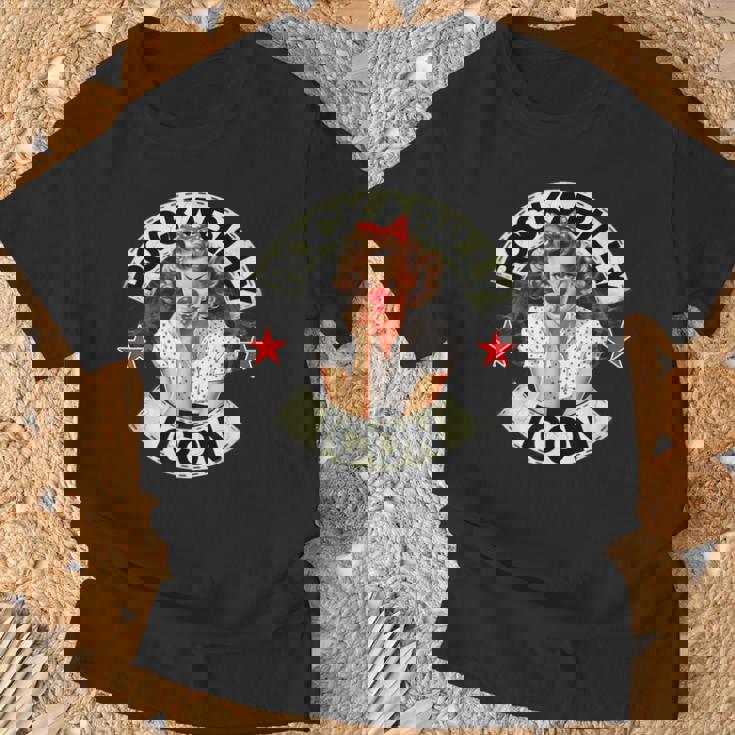 ロックンロール ロカビリー 40年代と50年代 ピンナップガール Tシャツ 高齢者への贈り物