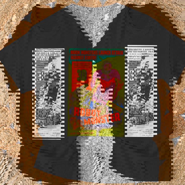 ロボットモンスター ハロウィン ホラーfエイプ 宇宙 Tシャツ 高齢者への贈り物