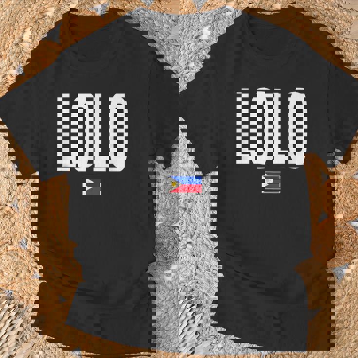 ロロ おじいちゃん おじいちゃん フィリピン ピノイ フィリピン人 Tシャツ 高齢者への贈り物