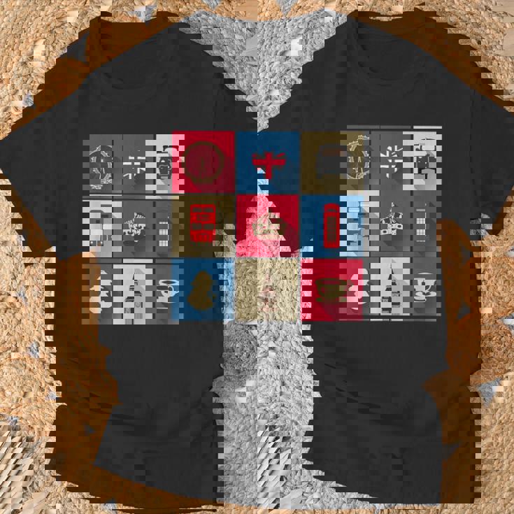 ロンドンバス スカイライン イギリス国旗 ユニオンジャック Tシャツ 高齢者への贈り物