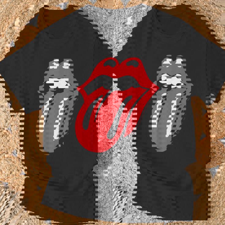 ローリングストーンズ 公式クラシックタン Tシャツ 高齢者への贈り物