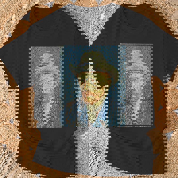 ヴァンゴッホ自画像＃3芸術家のための芸術 Tシャツ 高齢者への贈り物