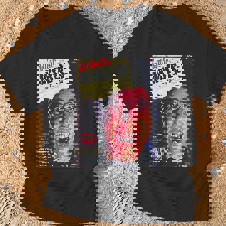 ヴァンパイア ハロウィン ホラー ヴィンテージ ドラキュラ コミックブック レトロ Tシャツ 高齢者への贈り物