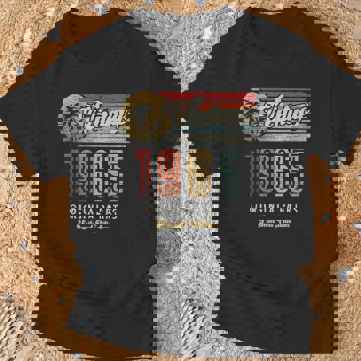 ヴィンテージ 1965 オリジナルパーツ パームス 60歳の誕生日 Tシャツ 高齢者への贈り物