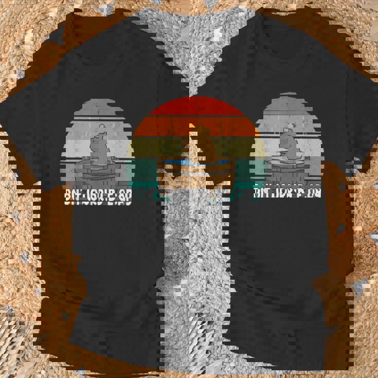 ヴィンテージ Don't Worry Be Capy Capybara Tシャツ 高齢者への贈り物