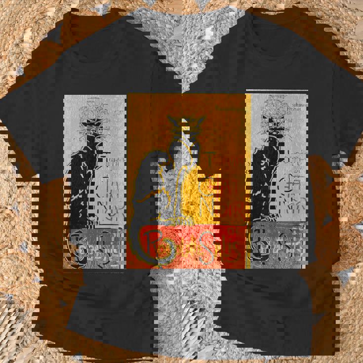 ヴィンテージ トゥール デュ シャ ノワール クロネコ ハロウィン用 Tシャツ 高齢者への贈り物