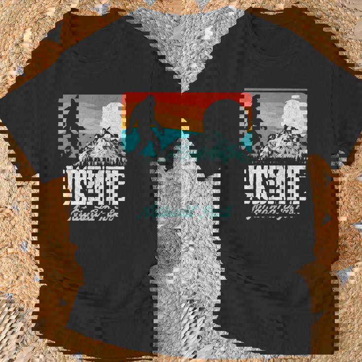 ヴィンテージ ヨセミテ国立公園 ビッグフット 山脈 グラフィック Tシャツ 高齢者への贈り物