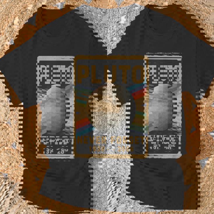ヴィンテージ 冥王星 Never Forget 2006 天文学 天体物理学 面白い Tシャツ 高齢者への贈り物