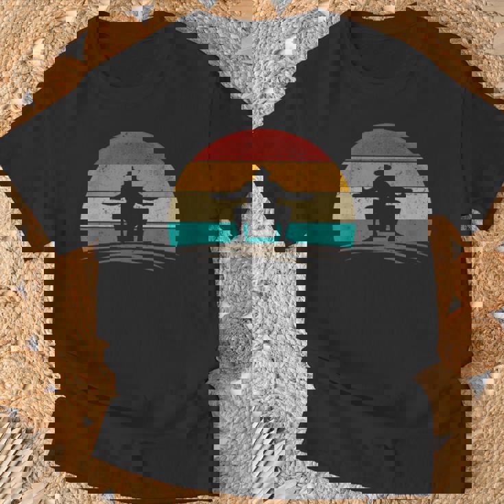 ヴィンテージ 相撲 レスラー レトロ 70年代 アンティーク調 相撲愛好家 Tシャツ 高齢者への贈り物