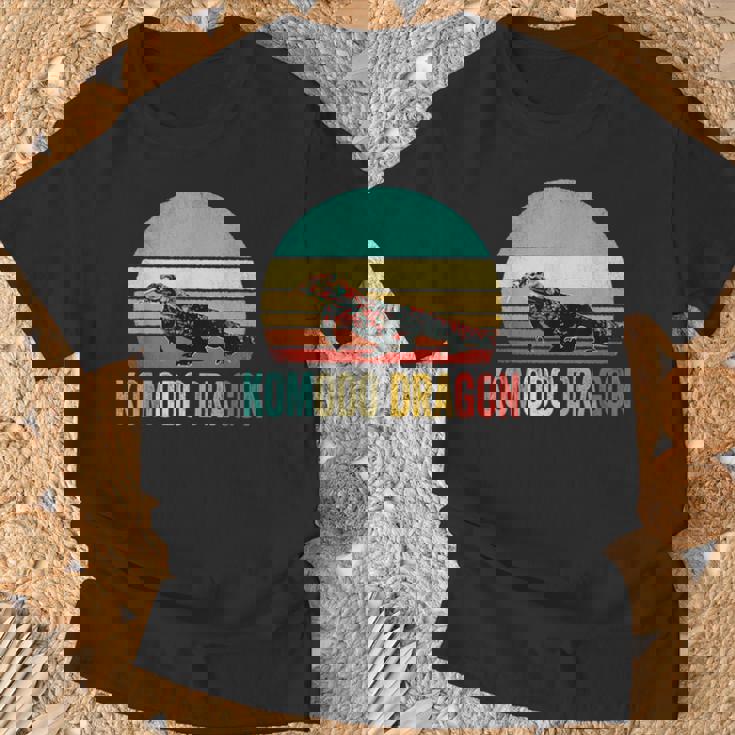 ヴィンテージコモドドラゴンシャツサンセット Tシャツ 高齢者への贈り物