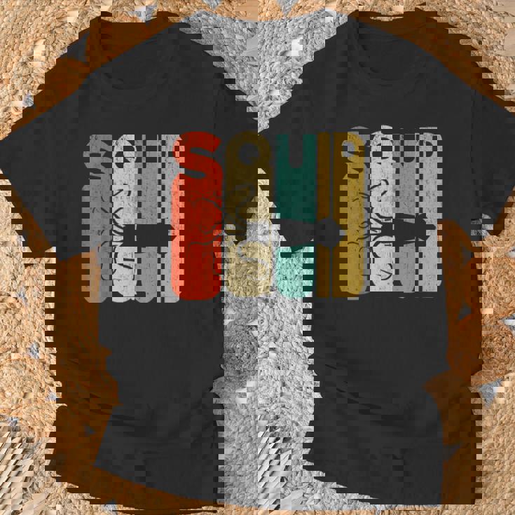 ヴィンテージスタイル イカシルエット 面白いイカシャツ Tシャツ 高齢者への贈り物