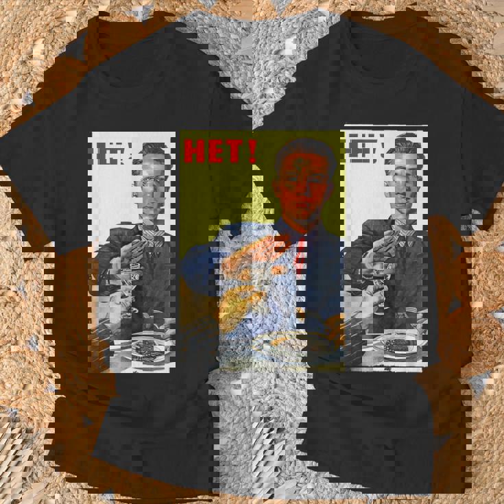 ヴィンテージソビエトロシアソ連プロパガンダno Alcohol ポスター Tシャツ 高齢者への贈り物