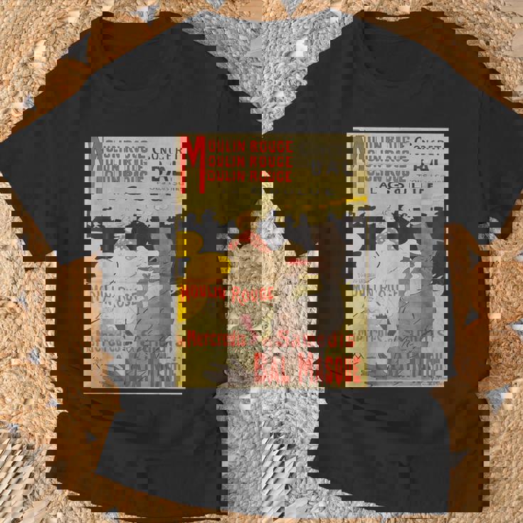 ヴィンテージポスター トゥールーズロートレック レトロtシャツ Tシャツ 高齢者への贈り物