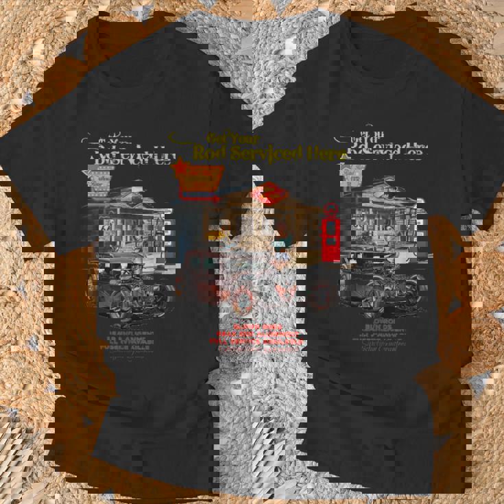 ヴィンテージラットロッドtシャツ ピンナップガール メンズtシャツ Tシャツ 高齢者への贈り物