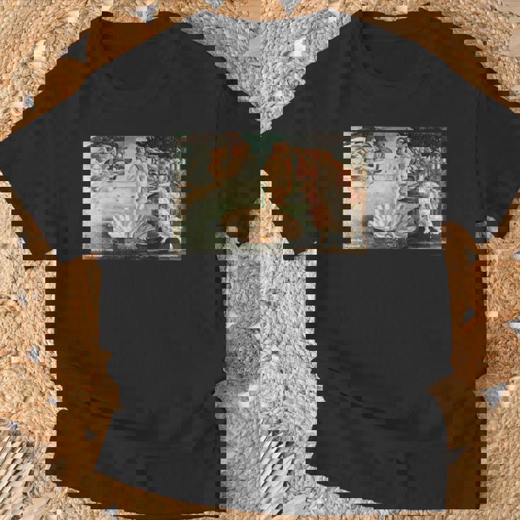 ヴィーナスの誕生 サンドロ・ボッティチェッリ 有名な絵画 Tシャツ 高齢者への贈り物