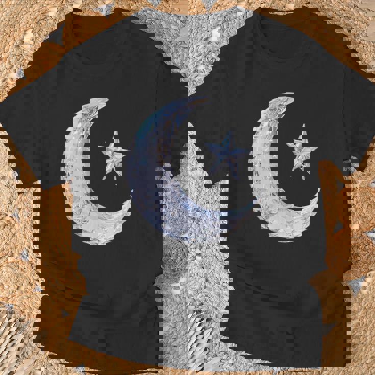 三日月と星 Tシャツ 高齢者への贈り物