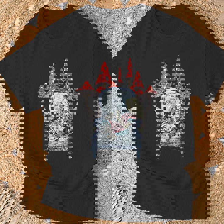 不思議の国のアリス アリスマッシュルーム Tシャツ 高齢者への贈り物