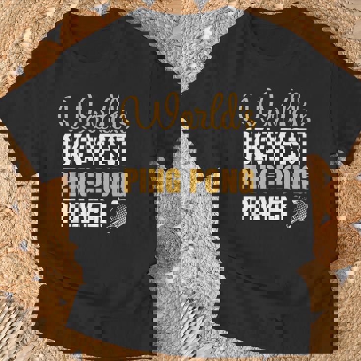 世界で一番大丈夫な卓球選手 Tシャツ 高齢者への贈り物