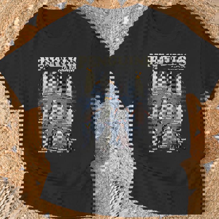 世界のペンギン 海洋生物学 ペンギン好き Tシャツ 高齢者への贈り物