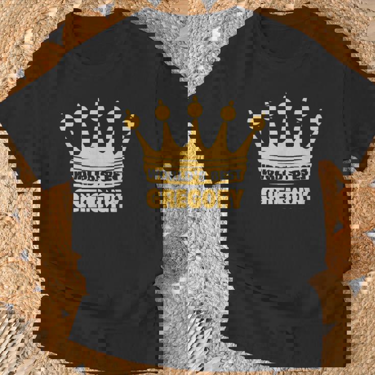 世界一のグレゴリー 面白い名前「グレゴリー」 Tシャツ 高齢者への贈り物