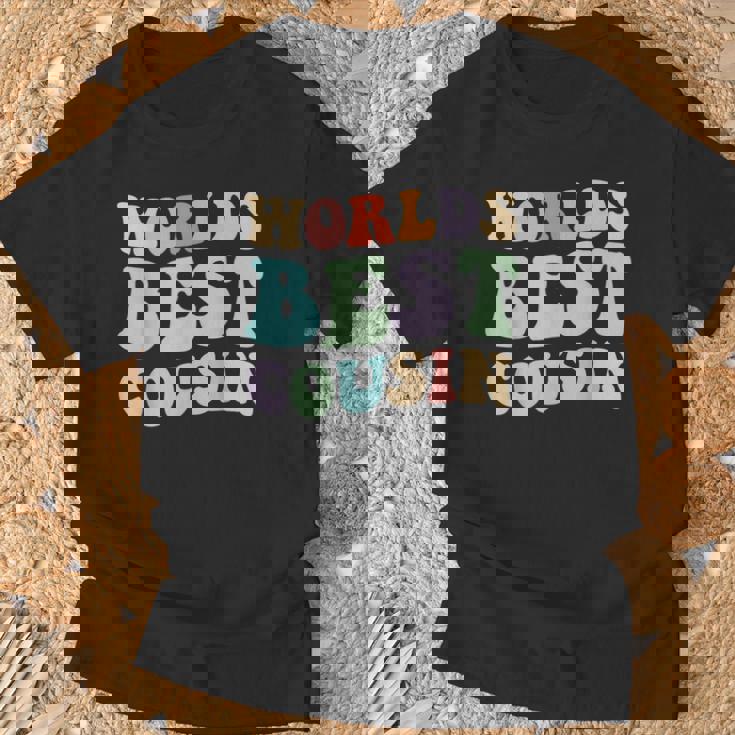 世界最高のいとこレトログラフィック – 楽しくカラフルないとこ Tシャツ 高齢者への贈り物