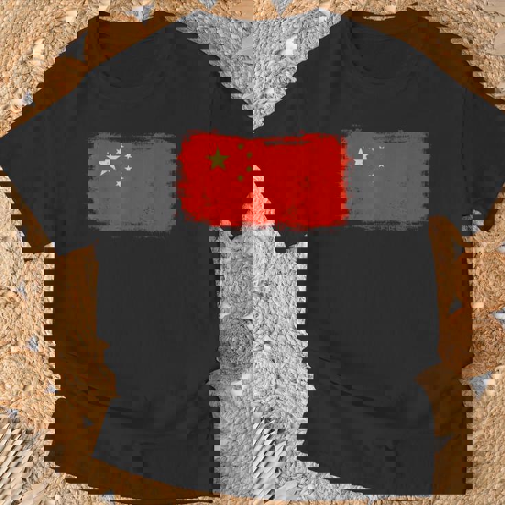 中国中国の国旗 Tシャツ 高齢者への贈り物