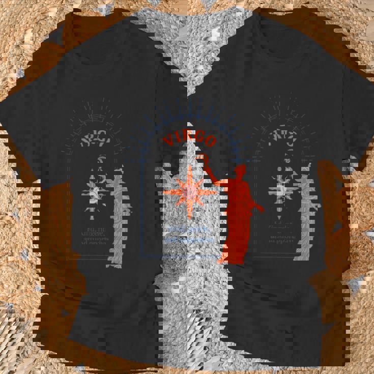 乙女座 星座 9月 8月 誕生日 グラフィックアート 乙女座サイン Tシャツ 高齢者への贈り物