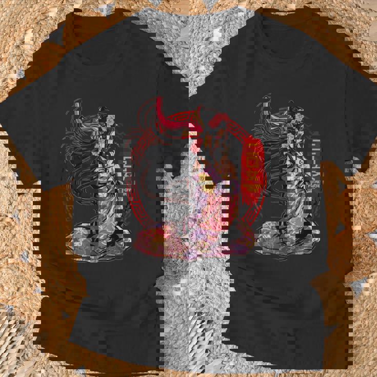 二口恩納怪獣妖怪 古代日本神話 神々 Tシャツ 高齢者への贈り物