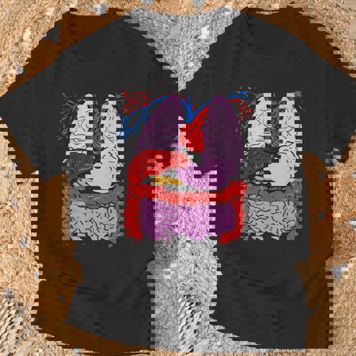 人体の解剖学 Tシャツ 高齢者への贈り物