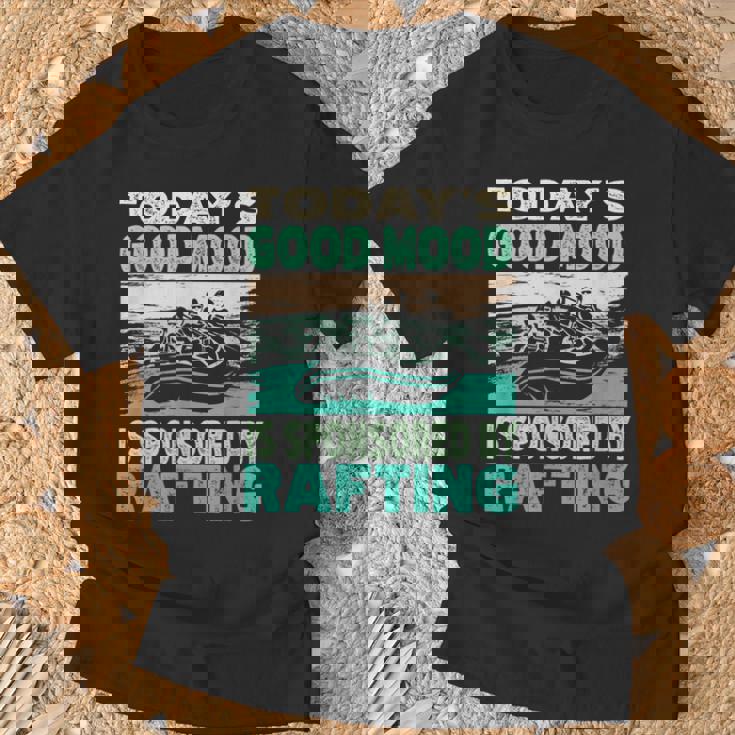 今日のいい気分はラフティングがスポンサー Tシャツ 高齢者への贈り物