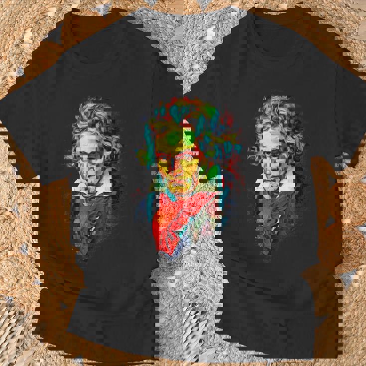 作曲家 ピアノ奏者 クラシック音楽 ベートーヴェン Tシャツ 高齢者への贈り物