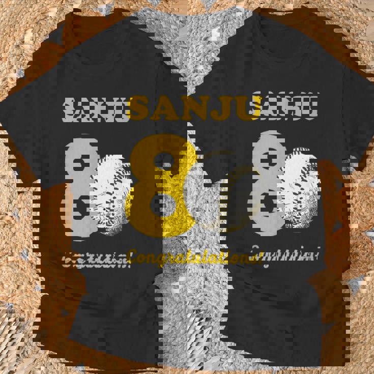 傘寿祝い 野球好き 父 男性 父の日 おしゃれ 野球 80歳 誕生日 Tシャツ 高齢者への贈り物