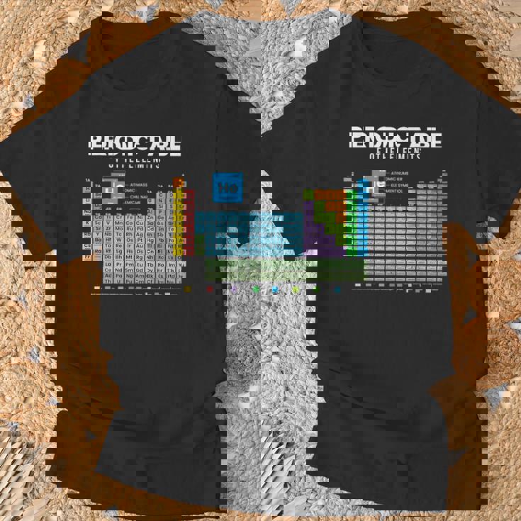 元素周期表 化学 Tシャツ 高齢者への贈り物