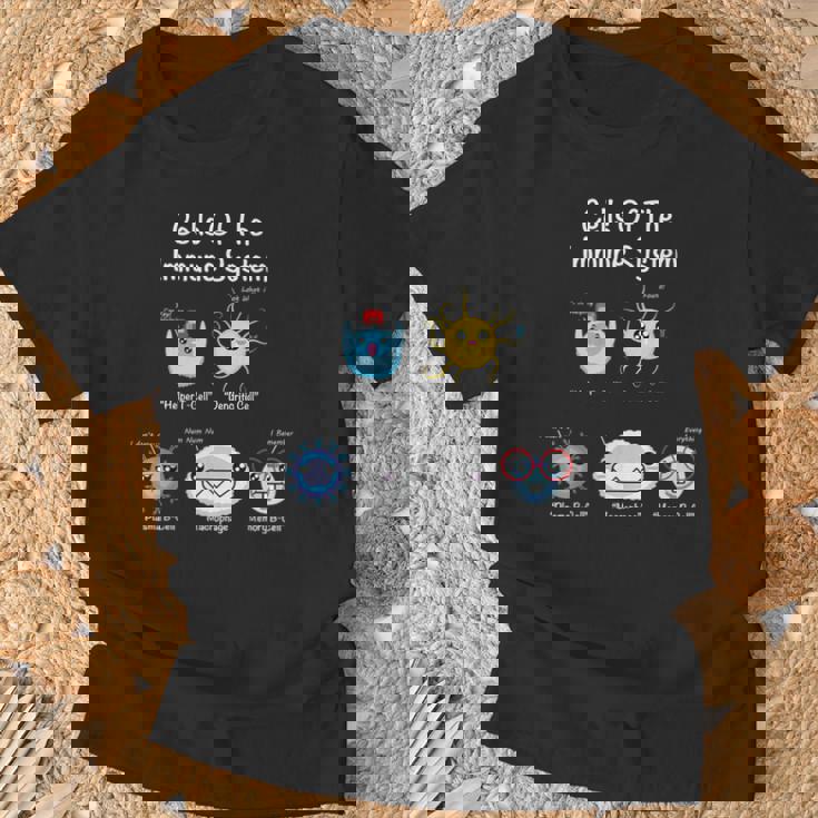 免疫系細胞生物学細胞科学ユーモア免疫学者 Tシャツ 高齢者への贈り物