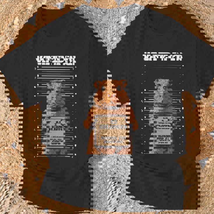 全国指名手配 重犯罪93件ハムスター Tシャツ 高齢者への贈り物