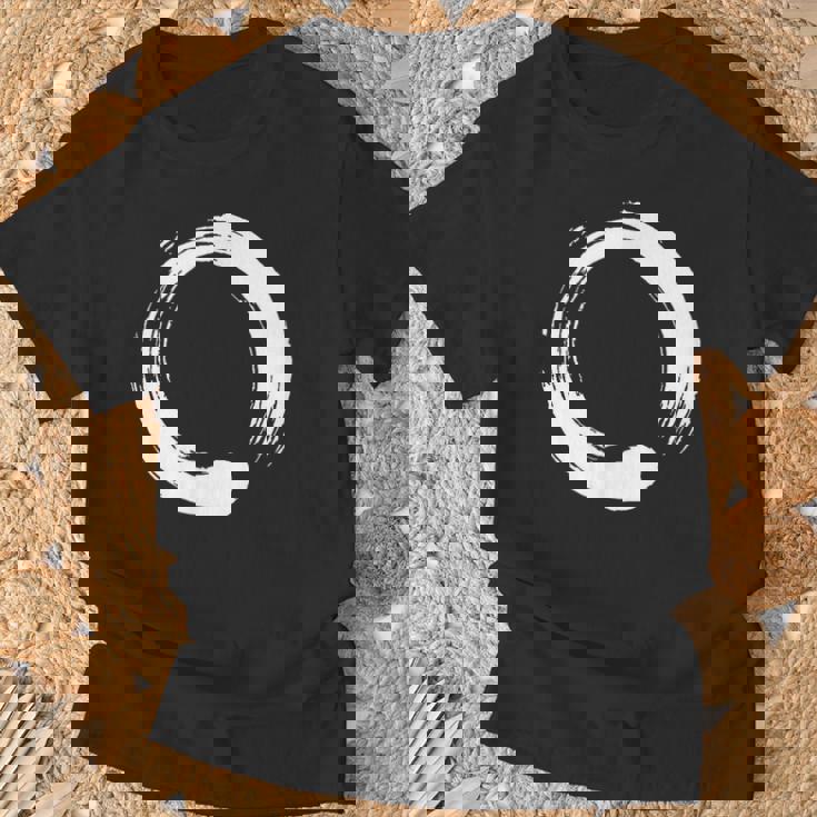 円相、禅、円、シンボル、仏教、仏、瞑想ヨガ Tシャツ 高齢者への贈り物