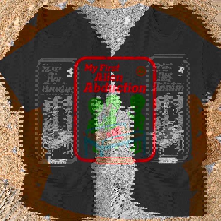 初めてのエイリアンアブダクション ヴィンテージチャイルドゲーム ホラーゴスパンク Tシャツ 高齢者への贈り物