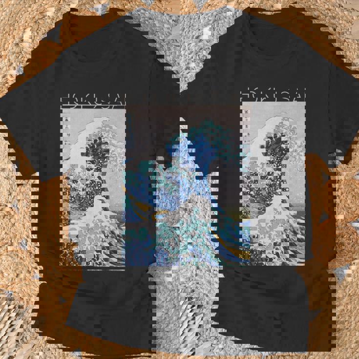 北斎 神奈川沖大波 アーティストのために Tシャツ 高齢者への贈り物