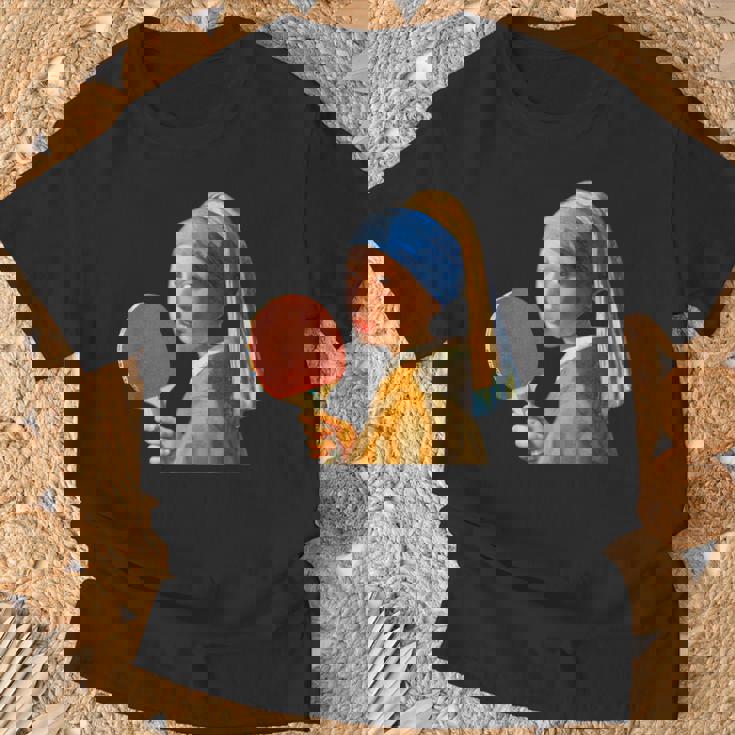 卓球 面白いtシャツ ボール ピンポン おもしろ 服 ネタ メンズ 卓球部 おもしろグッズ 大人 子供 Tシャツ 高齢者への贈り物