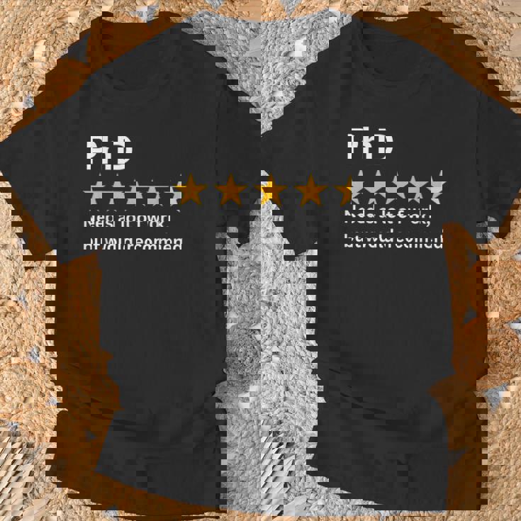 博士号、多くの努力が必要ですが、推奨される、面白い博士号。 Tシャツ 高齢者への贈り物