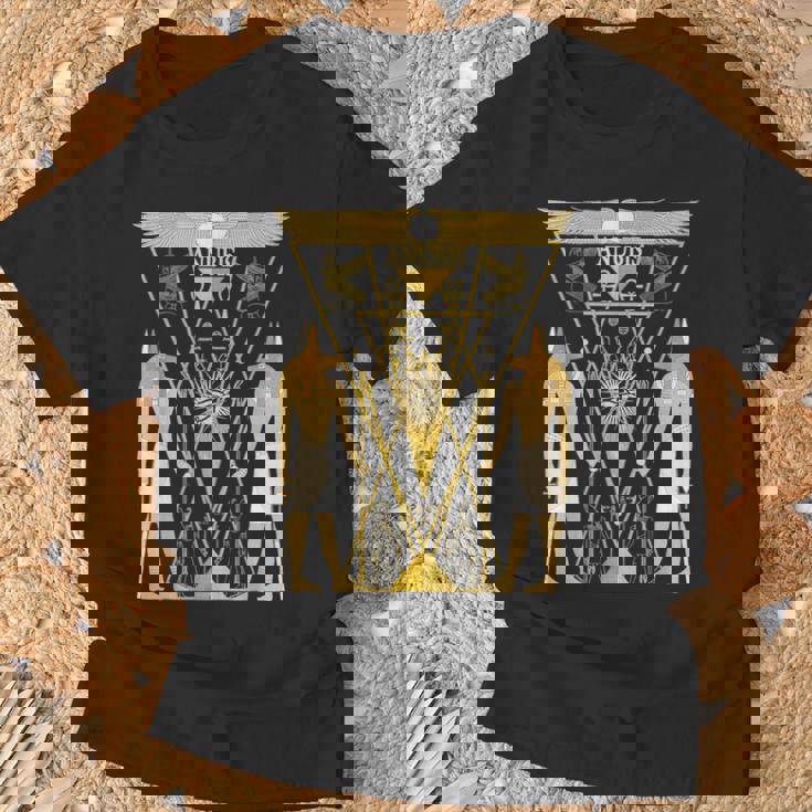 古代エジプトの神アヌビス ケメティックネーターアンプ Tシャツ 高齢者への贈り物