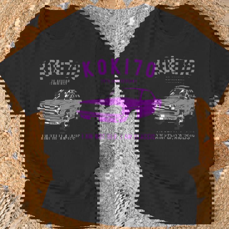 古希祝い 車好き 父親 男性 ギフト 父の日 クラシックカー 70歳 I'm Not Old I'm Classic Tシャツ 高齢者への贈り物