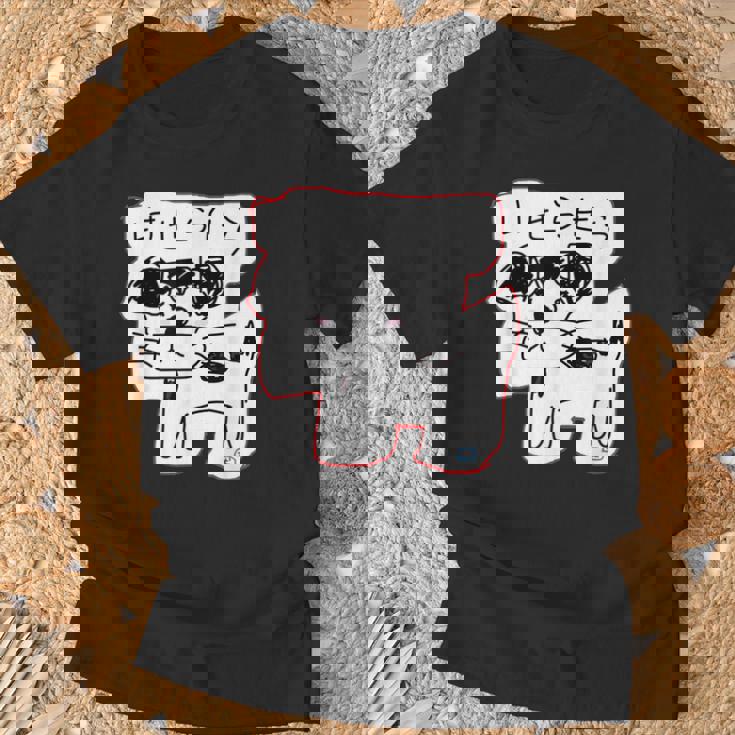 可愛い 癒される ジャックラッセルテリア 手書き ゆるい おもしろ 面白い 笑える 犬 日本語 個性的な けせらせら Tシャツ 高齢者への贈り物