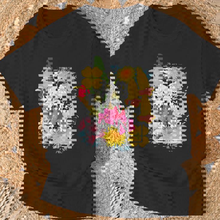 台湾の花ワードアート 台湾の誇り。 Tシャツ 高齢者への贈り物