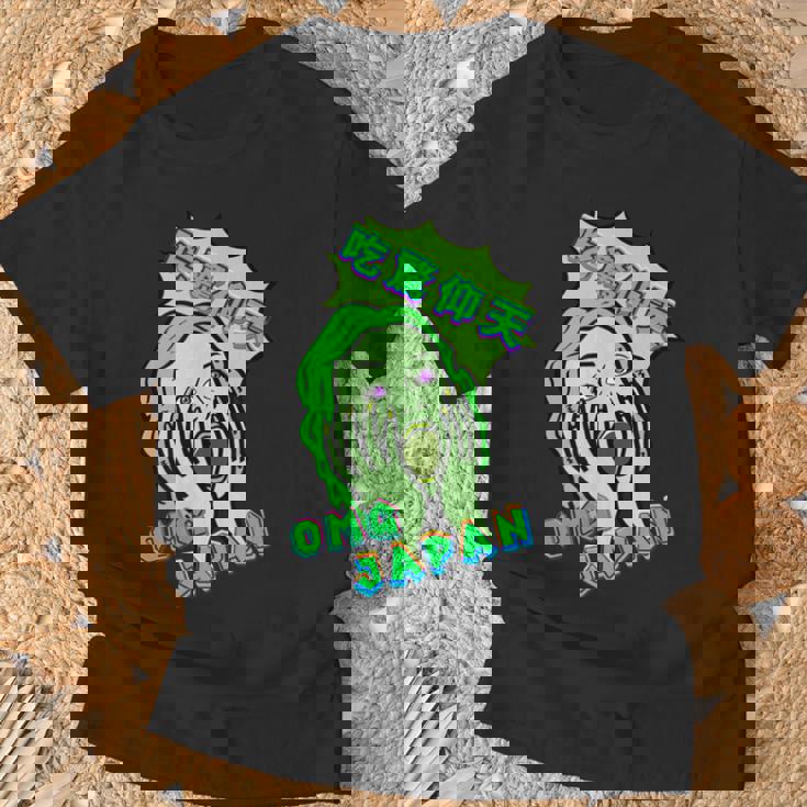 吃驚仰天 グリーン Tシャツ 高齢者への贈り物