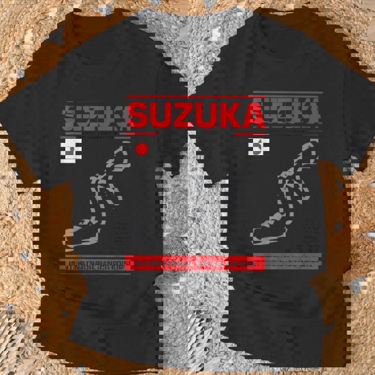 名サーキット概要 鈴鹿トラックレースファンカーレース Tシャツ 高齢者への贈り物