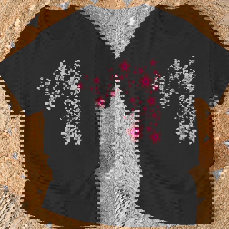 咲く桜 日本 桜 花 喜び Tシャツ 高齢者への贈り物