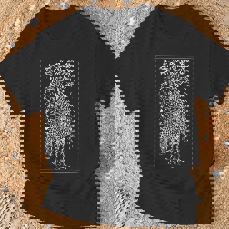 哲学者マーキュリー 魔法 錬金術 神秘主義 ヴィンテージ レトロ Mercury Philosopher Magic Tシャツ 高齢者への贈り物