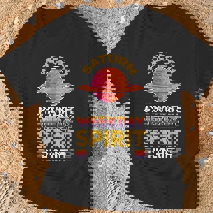 土星 惑星 土星の環 Weekday Tシャツ 高齢者への贈り物